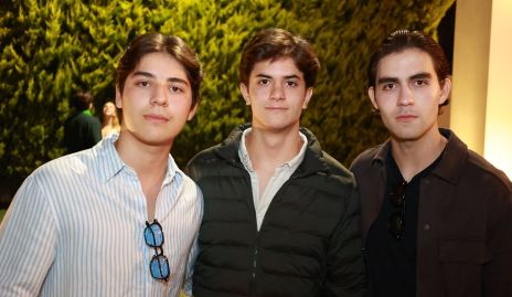  Demetrio Rivera, Alejandro Lozano y Paulo Stevens.