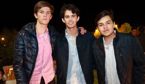  Mateo Díaz, Santiago Castanedo y Pepe Barrón.