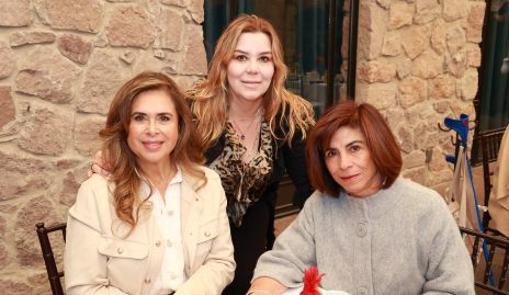 Pilar Díaz de León, Gabriela Lozano y Adriana Sánchez.