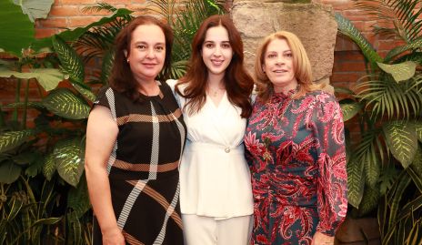 Ana Luisa Argüelles, Renata Castillo y Benilde Díaz Infante.