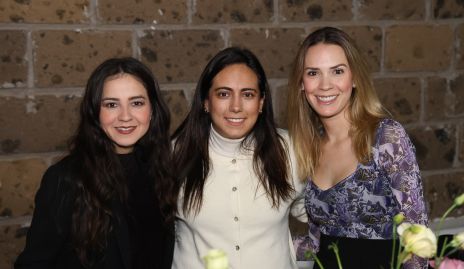  Pamela Castro, María Berrueta y Paty García.