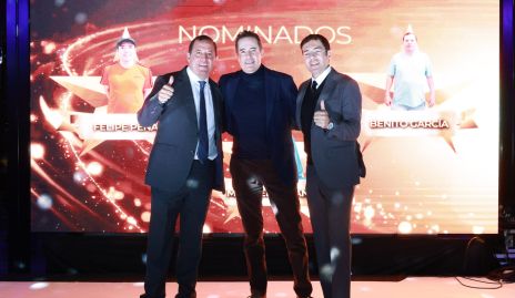  Benito García, Manuel Lozano y Felipe Peña.