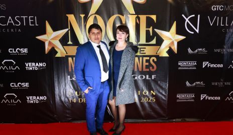  César Benavente y Amaranta Espinoza.