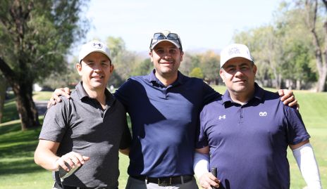  Luis Viramontes, Israel Benavente y Marco Vargas.