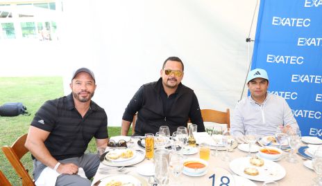  Daniel Acevedo, Gustavo Chaboya y Carlos Román.