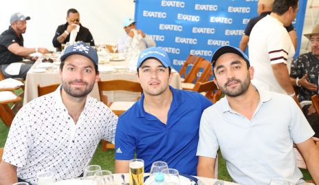  Carlos González, Rodrigo Jerez y Alfonzo Jerez.