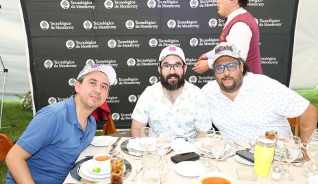  Miguel Ruiz, Gustavo Echavarri y Amaury Cárdenas.