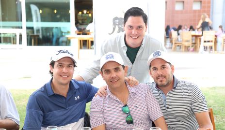  Lauro Martínez, Esteban Puente, Diego Larios y Jonathan Meade.