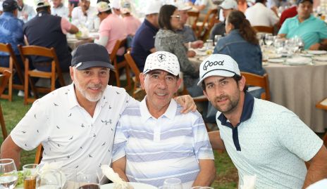  Rodolfo Narro, Felix Bocard y Santiago López.