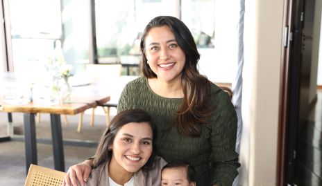  Bárbara Paredes, Santiago García y Begoña Paredes.