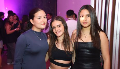  Majo González, Majo Zorrilla e Isabela Castillo.