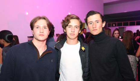  Eddy Ruby, Diego Torres y Ricardo Trujillo.