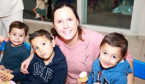  Estefany, Ferran y Thiago.