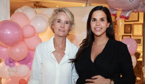  Güera Valle con su nuera Marcela Schekaiban.