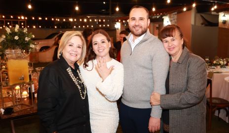  Ana Lu Medina, Andrea Barbosa, Pablo Acosta y Rosy Delgado.