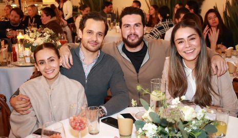  Lucía Díaz, Fernando Díaz de León, Fernando Navarro y Paulina Rodríguez.