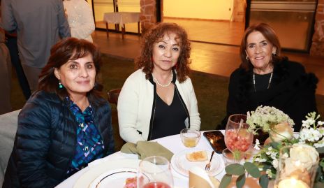  Guadalupe Rodríguez, Carmen Calzada y Blanca María Valle.
