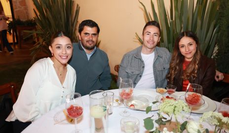  Karina Montante, Daniel Huizar, Omar Tovar y Montse Cardona.