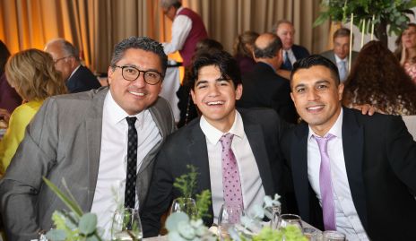  Iván Sarabia, Mateo Segarra y Jorge Espericueta.