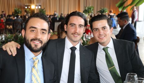  Pascual Leos, Hugo Tirso y Rodrigo Zertuche.