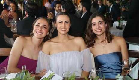  Marian Garcín, María Emilia Sánchez y Susana de Luna.