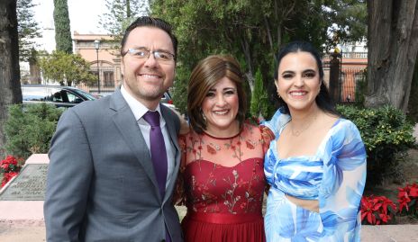  Ignacio Chung, Marisol Olivares y Elsa Espinosa.