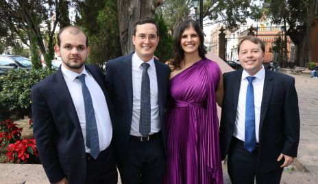  Elías Abud, Fernando Reynoso, Alejandra Siller y Rafael Córdova.