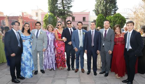  Mauricio Martínez con su familia.
