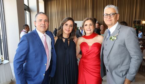  Gerardo Valle, Rocío Gallegos, Marcela Valle y Ramón Zacarías.