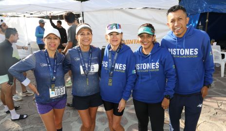  Ana Bocanegra, Lupita Bocanegra, Gaby Pavón, Jessica Frías y Pedro García.