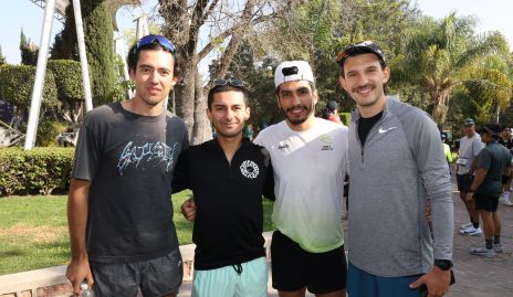  Daniel Correa, Santiago Saldaña, Axel Tello y Jero Siller.
