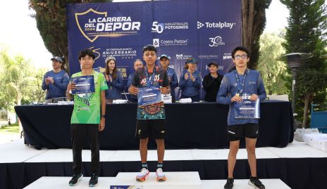  Erick Guajardo, Alfredo Pardo y Fernando López Aguilera.