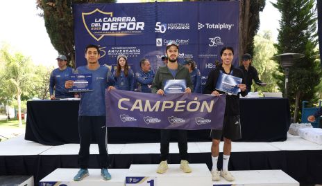 Mario Santiago, Xavier Antunes e Ismael González.