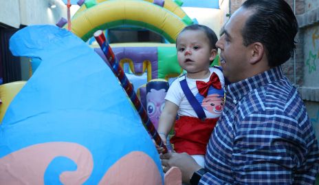  José María Payán Díaz con su papá Bradish Payán.