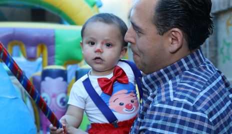  José María Payán Díaz con su papá Bradish Payán.