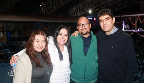  Guadalupe Durán, Vero Cardoso, Iván Arredondo y Luis Torres.
