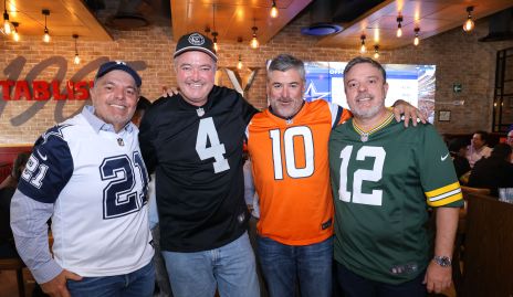  César Morales, Juan Hernández, Óscar Zermeño y Héctor Morales.
