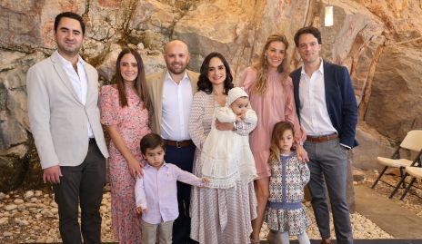  Sebastián Villasana, Alejandra Ascanio, Santiago Villarreal y Claudia Villasana con su hijo Joaquín Villarreal, Benilde Hernández, Miguel Ruiz, Sebastián y Beni.