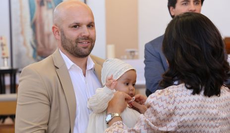  Santiago Villarreal y su hijo Joaquín.