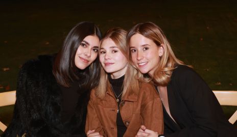  Ana Salazar, María Paula Díaz y Camila Ocejo.