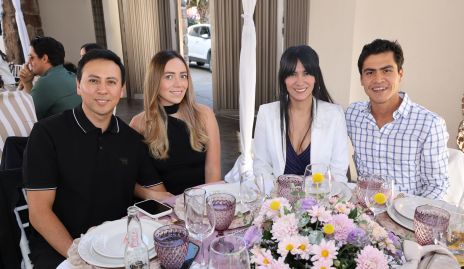  Félix Aldrete, Lizbeth Montes, Giselle Zavala y José Eduardo Orozco.