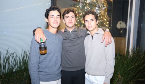  Emiliano Delsol, Omar Feres y Juan José Leos.