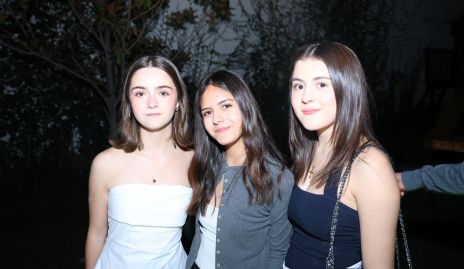  Lourdes Nieto, Saly Huitrón y Natalia Posadas.