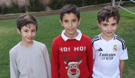  José Pablo, Mariano y Emilio.