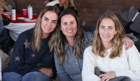  Rocío Muriel, Isabel López y Lucía Hernández.