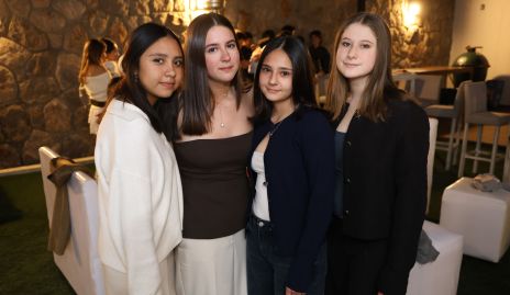  Natalia Martínez, Majo Castellanos, Alexa Robles y Juliana Mariscal.