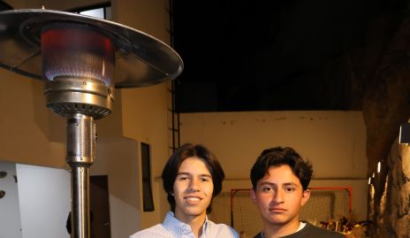  Mikel Monsech y Saúl Meza.