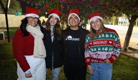  Paulina Padilla, Jessica Guerrero, Irving Díaz y Citlali Martínez.