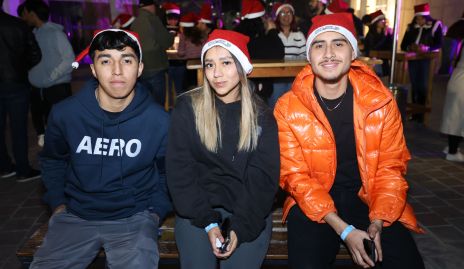  Alfredo Escareño, Galilea Alfaro y Harold Arévalo.