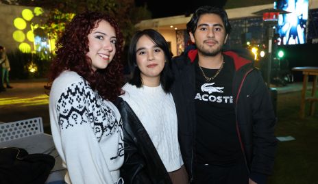 Camila Medrano, Yaki Martínez y Javier Rocha.